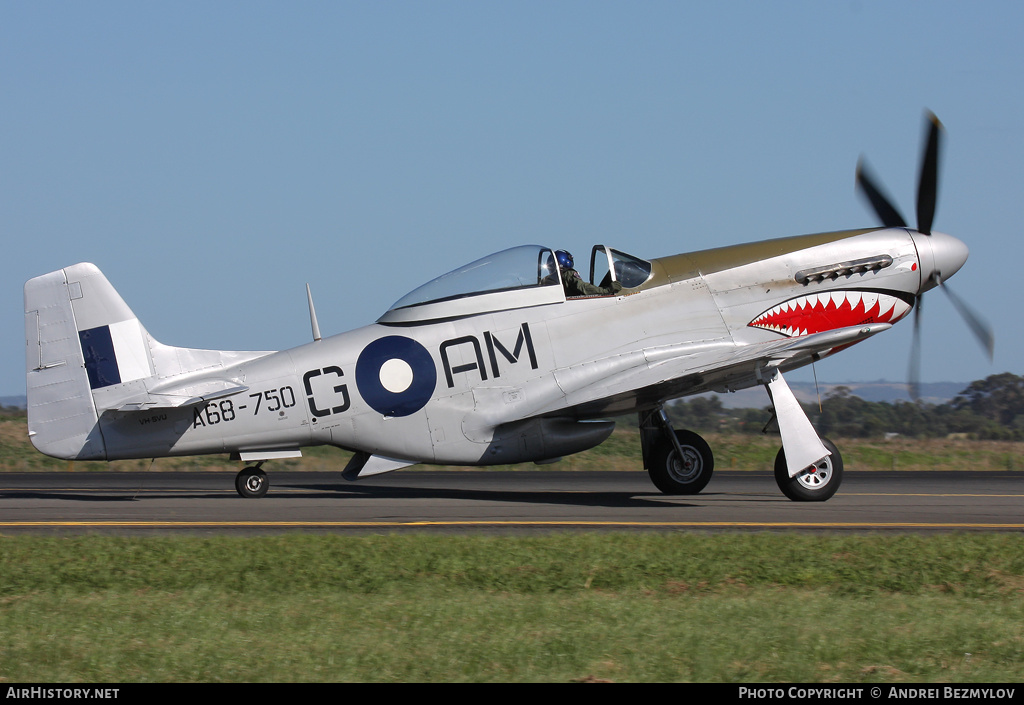 Aircraft Photo of VH-SVU / A68-750 | Commonwealth CA-18 Mustang 23 (P-51D) | Australia - Air Force | AirHistory.net #123308