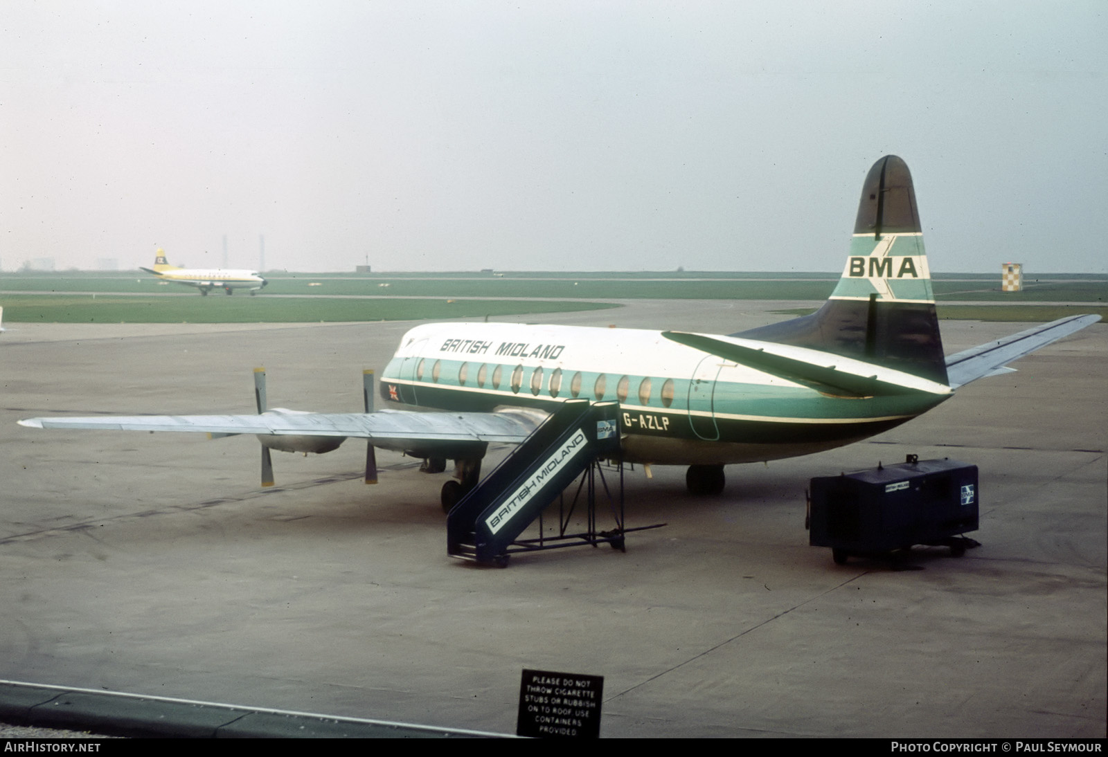 Aircraft Photo of G-AZLP | Vickers 813 Viscount | British Midland Airways - BMA | AirHistory.net #123326