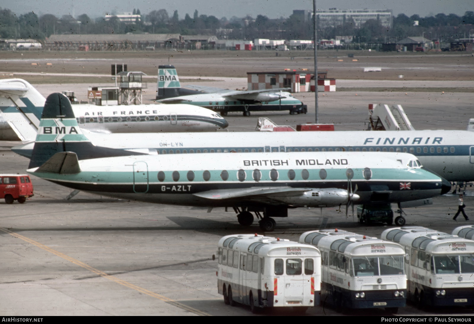 Aircraft Photo of G-AZLT | Vickers 813 Viscount | British Midland Airways - BMA | AirHistory.net #123331