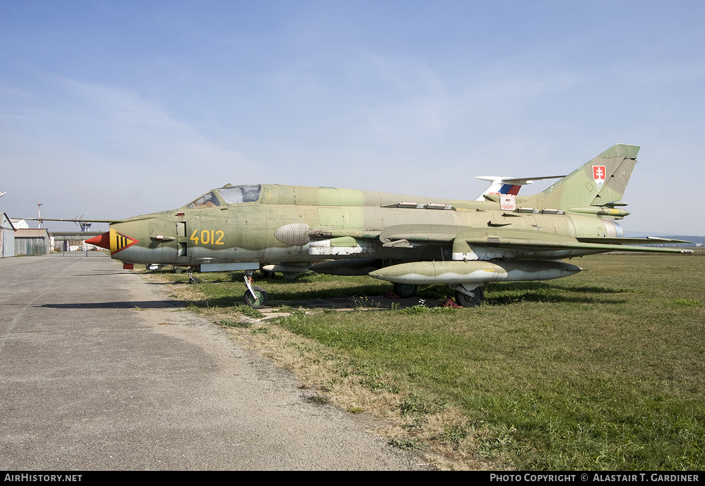 Aircraft Photo of 4012 | Sukhoi Su-22M4 | Slovakia - Air Force | AirHistory.net #123357