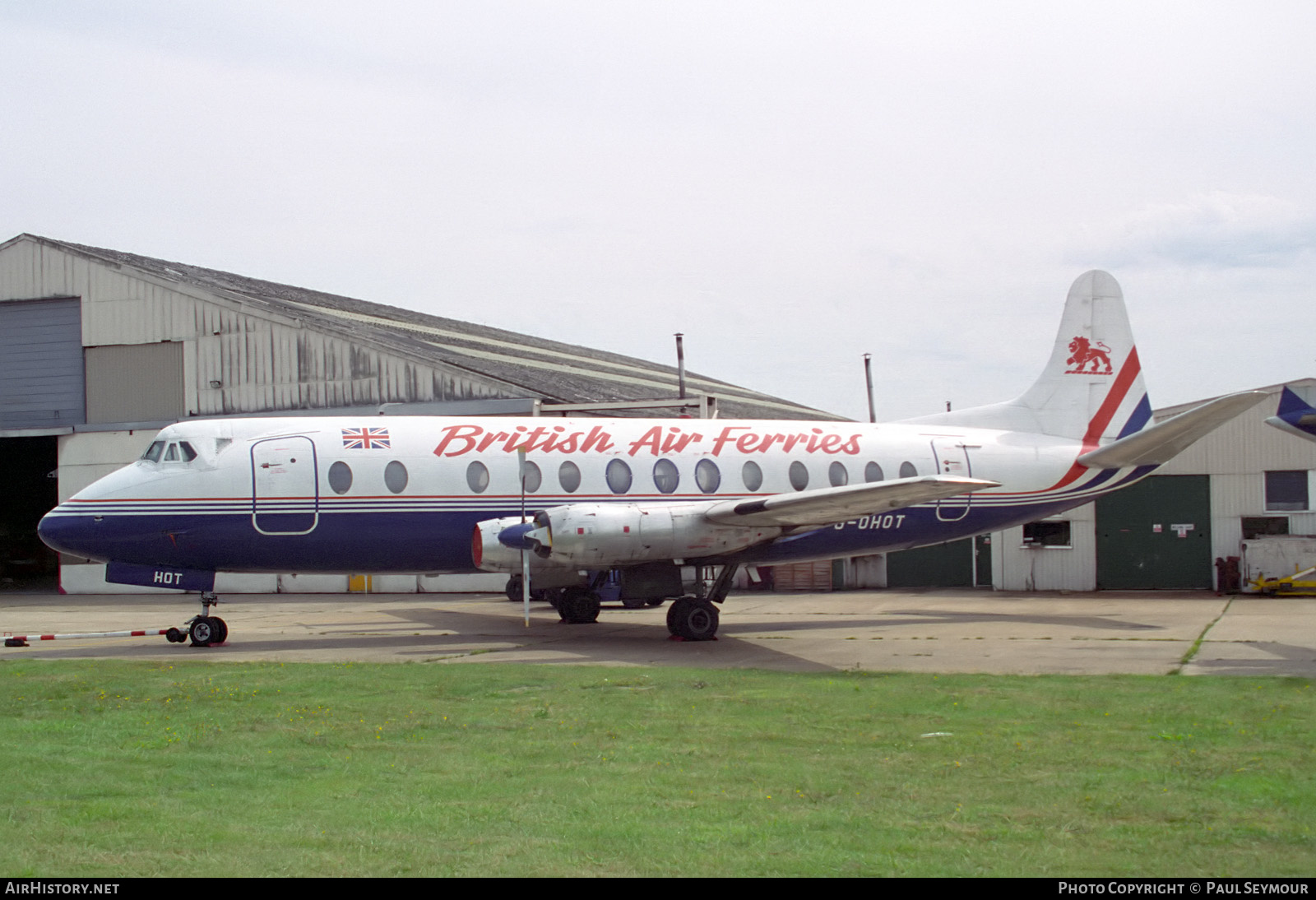Aircraft Photo of G-OHOT | Vickers 813 Viscount | British Air Ferries - BAF | AirHistory.net #123360