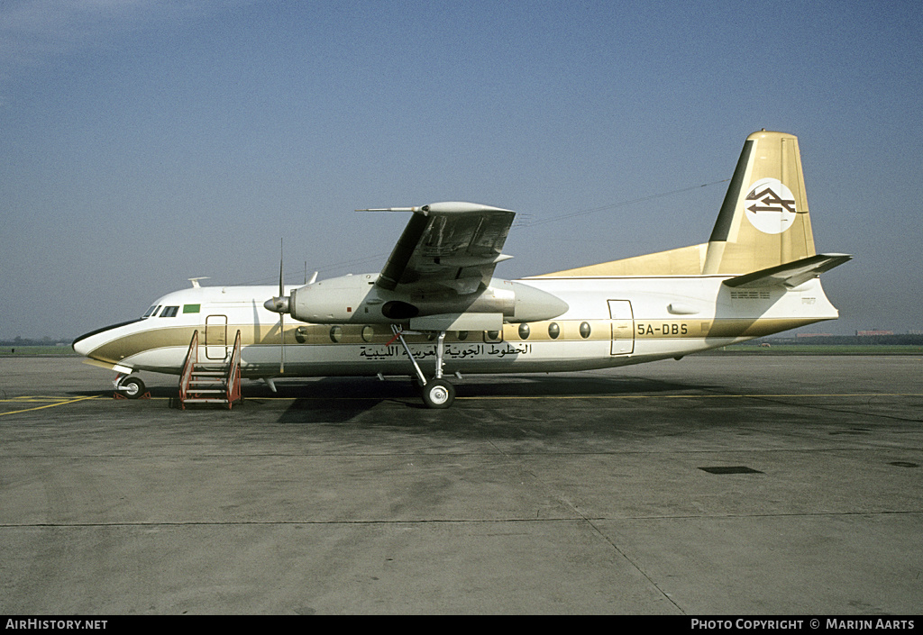 Aircraft Photo of 5A-DBS | Fokker F27-600 Friendship | Libyan Arab Airlines | AirHistory.net #123370