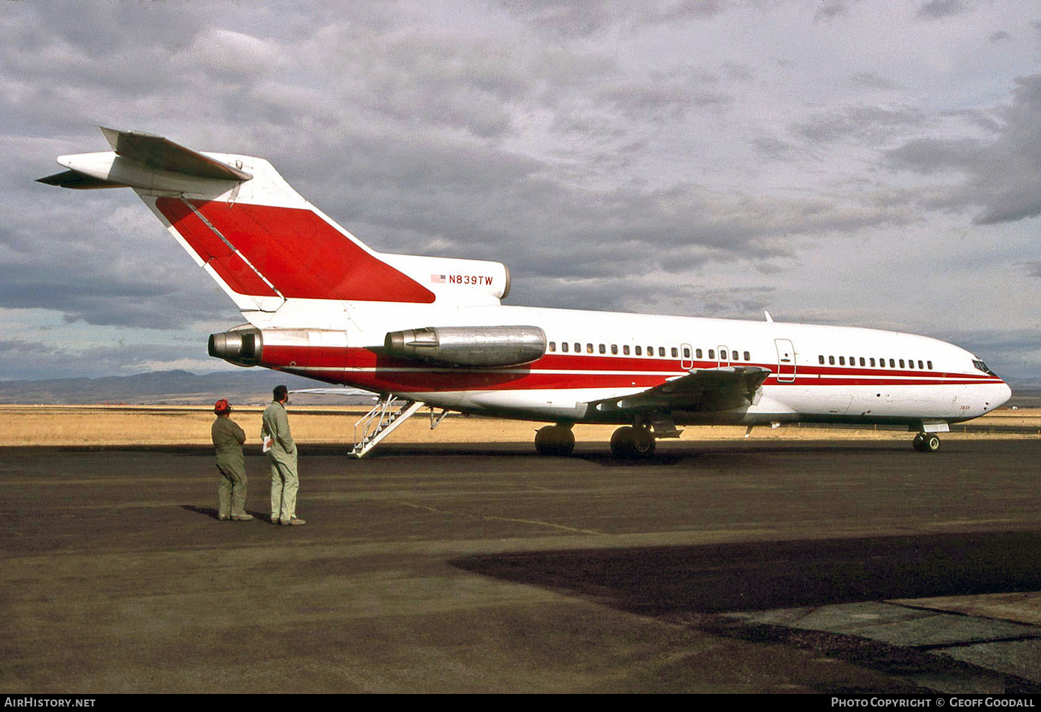 Aircraft Photo of N839TW | Boeing 727-31 | AirHistory.net #123399