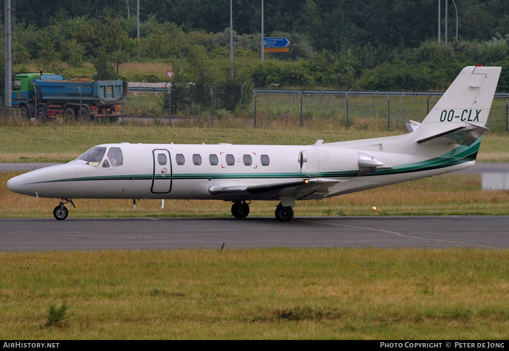 Aircraft Photo of OO-CLX | Cessna 560 Citation Ultra | AirHistory.net #123400