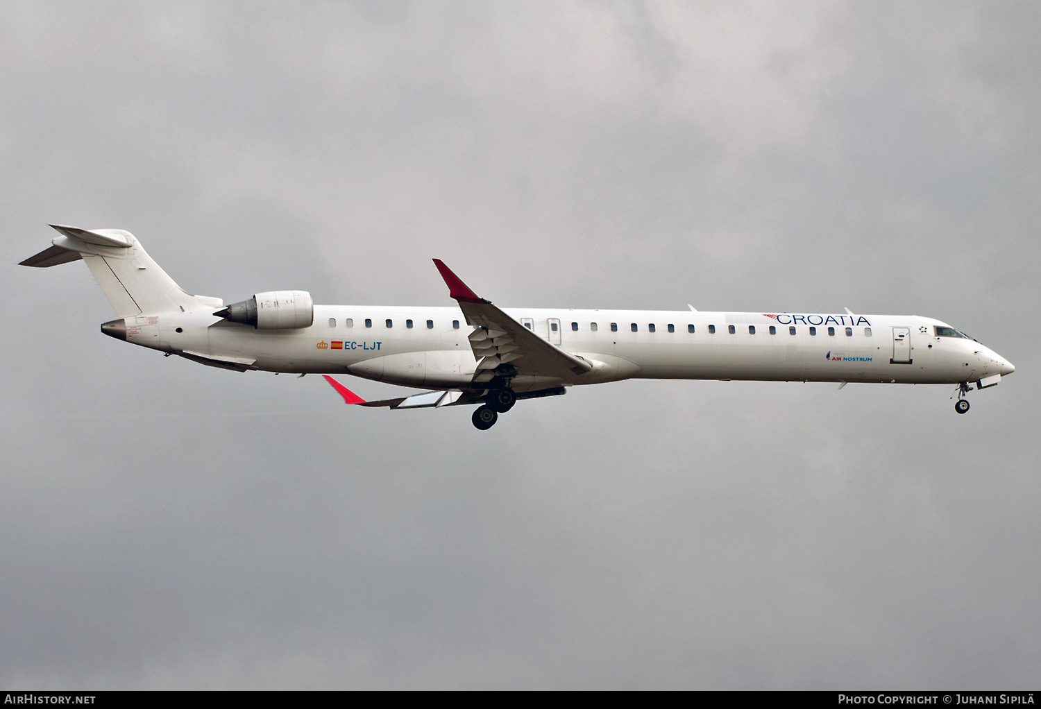 Aircraft Photo of EC-LJT | Bombardier CRJ-1000ER NG (CL-600-2E25) | Croatia Airlines | AirHistory.net #123427
