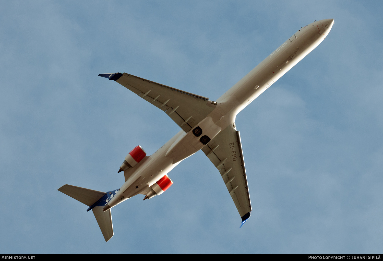 Aircraft Photo of EI-FPU | Bombardier CRJ-900LR (CL-600-2D24) | Scandinavian Airlines - SAS | AirHistory.net #123443