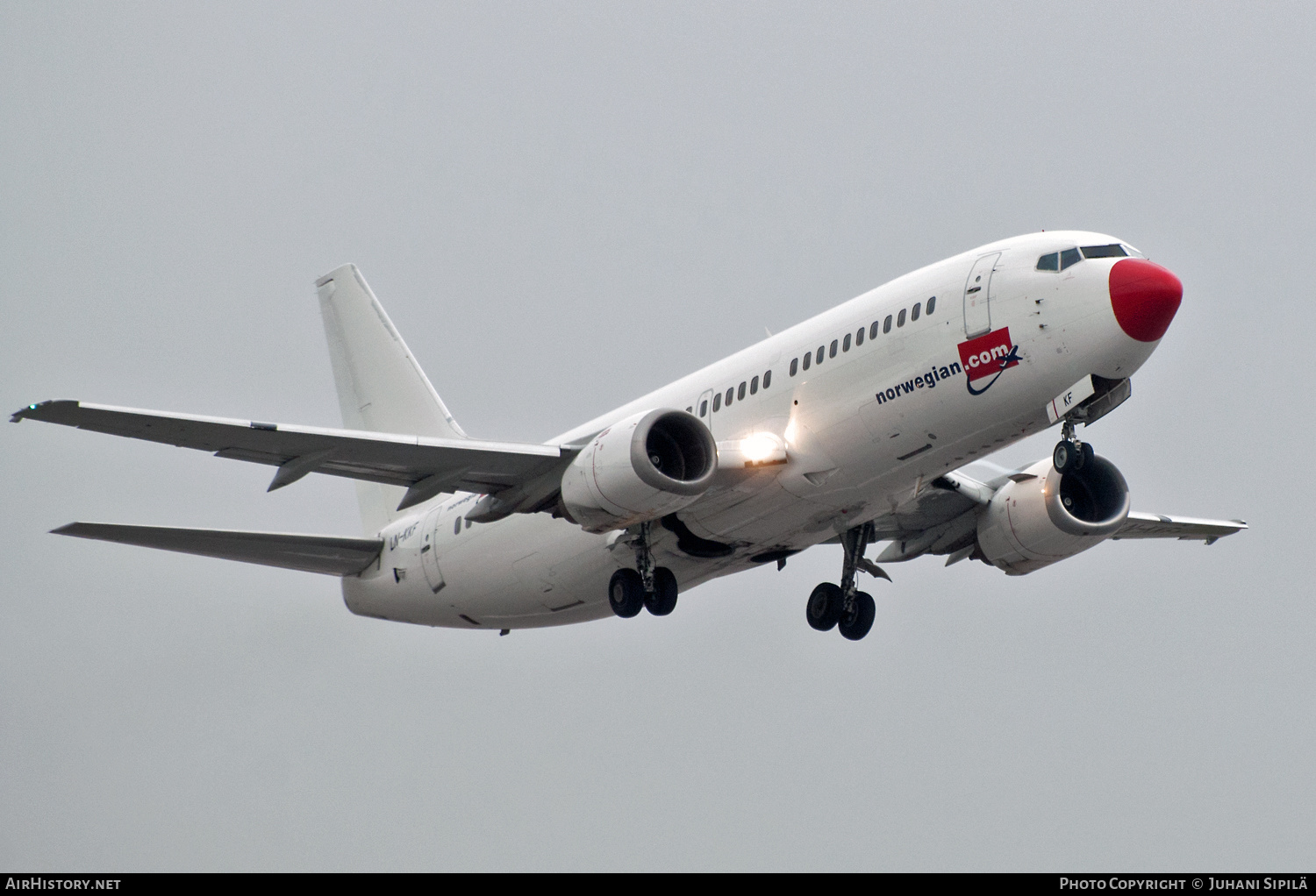 Aircraft Photo of LN-KKF | Boeing 737-3K2 | Norwegian | AirHistory.net #123452