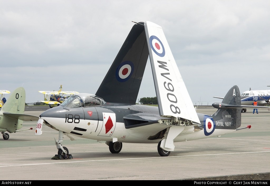 Aircraft Photo of WV908 | Hawker Sea Hawk FGA6 | UK - Navy | AirHistory.net #123475