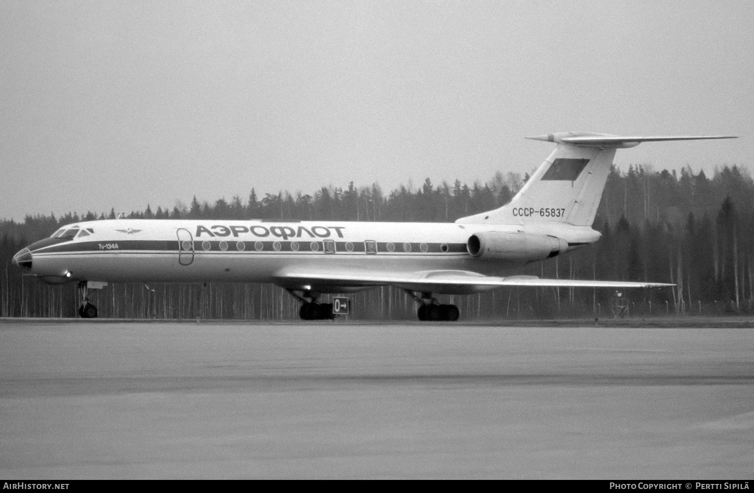 Aircraft Photo of CCCP-65837 | Tupolev Tu-134A | Aeroflot | AirHistory.net #123481