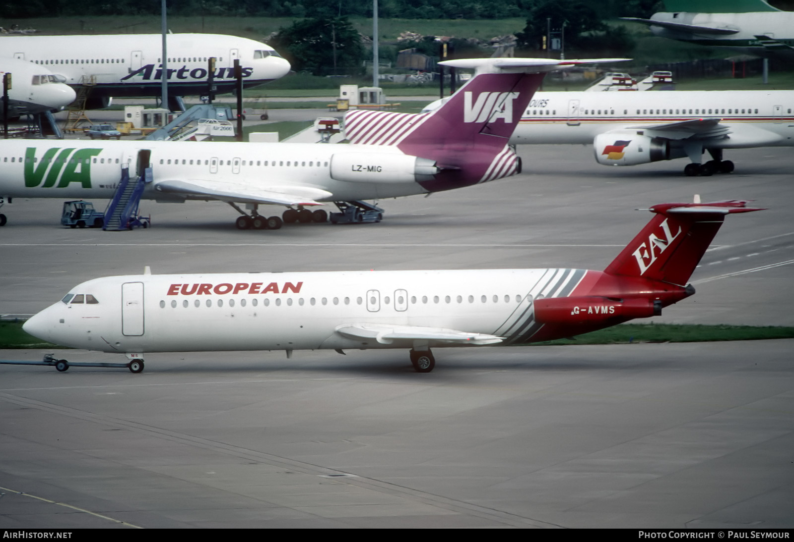 Aircraft Photo of G-AVMS | BAC 111-510ED One-Eleven | European Aircharter - EAL/EAC | AirHistory.net #123536