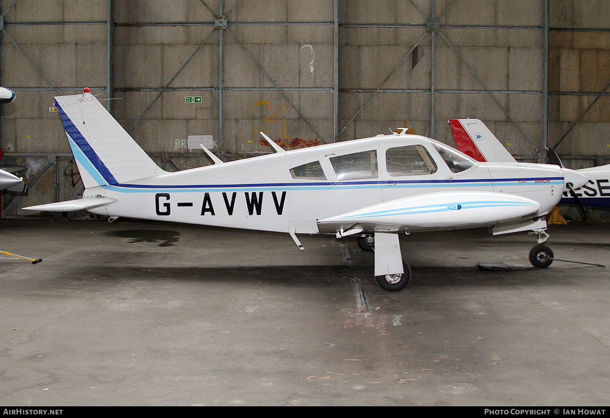 Aircraft Photo of G-AVWV | Piper PA-28R-180 Cherokee Arrow | AirHistory.net #123548
