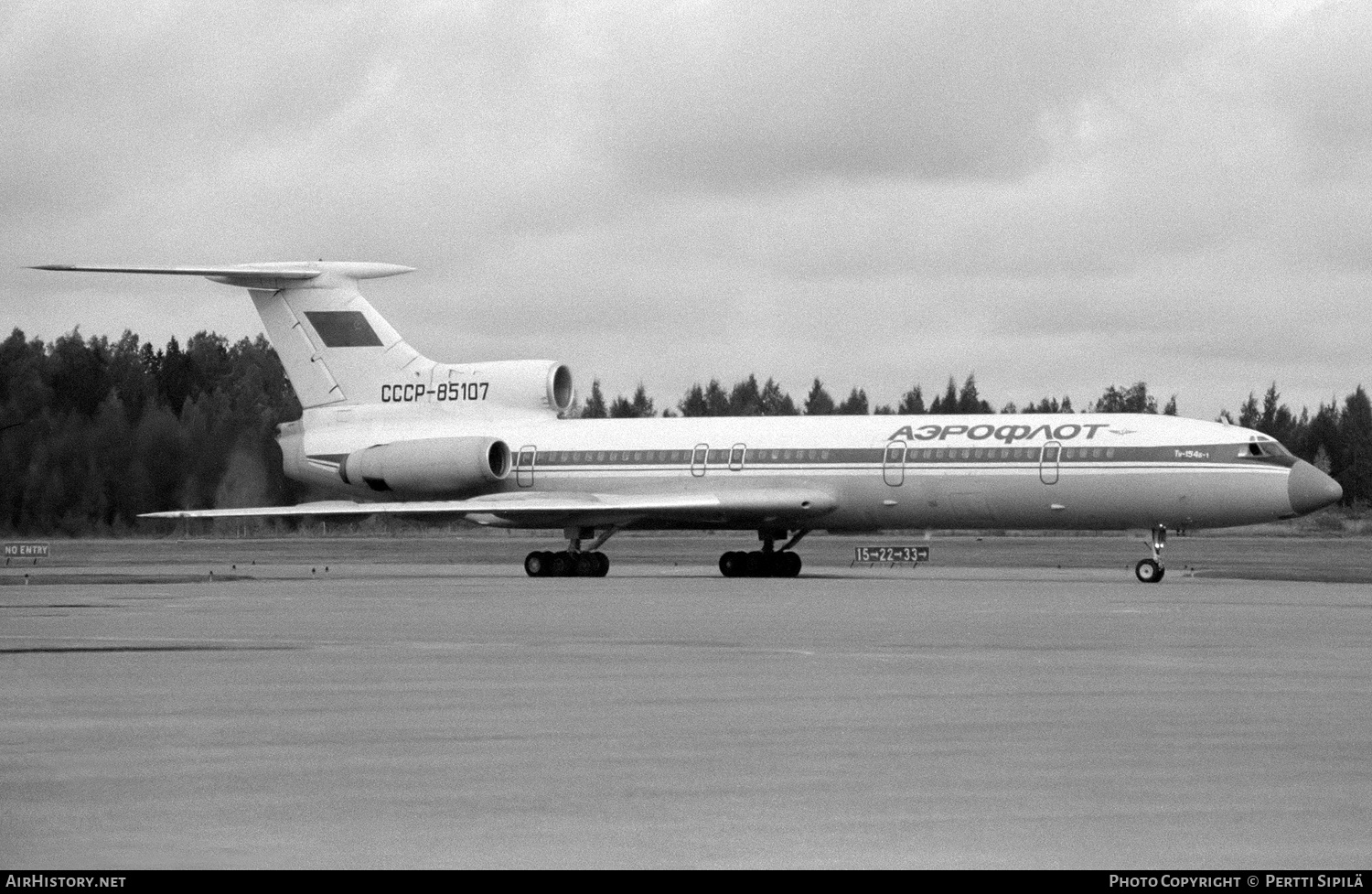 Aircraft Photo of CCCP-85107 | Tupolev Tu-154B-1 | Aeroflot | AirHistory.net #123554