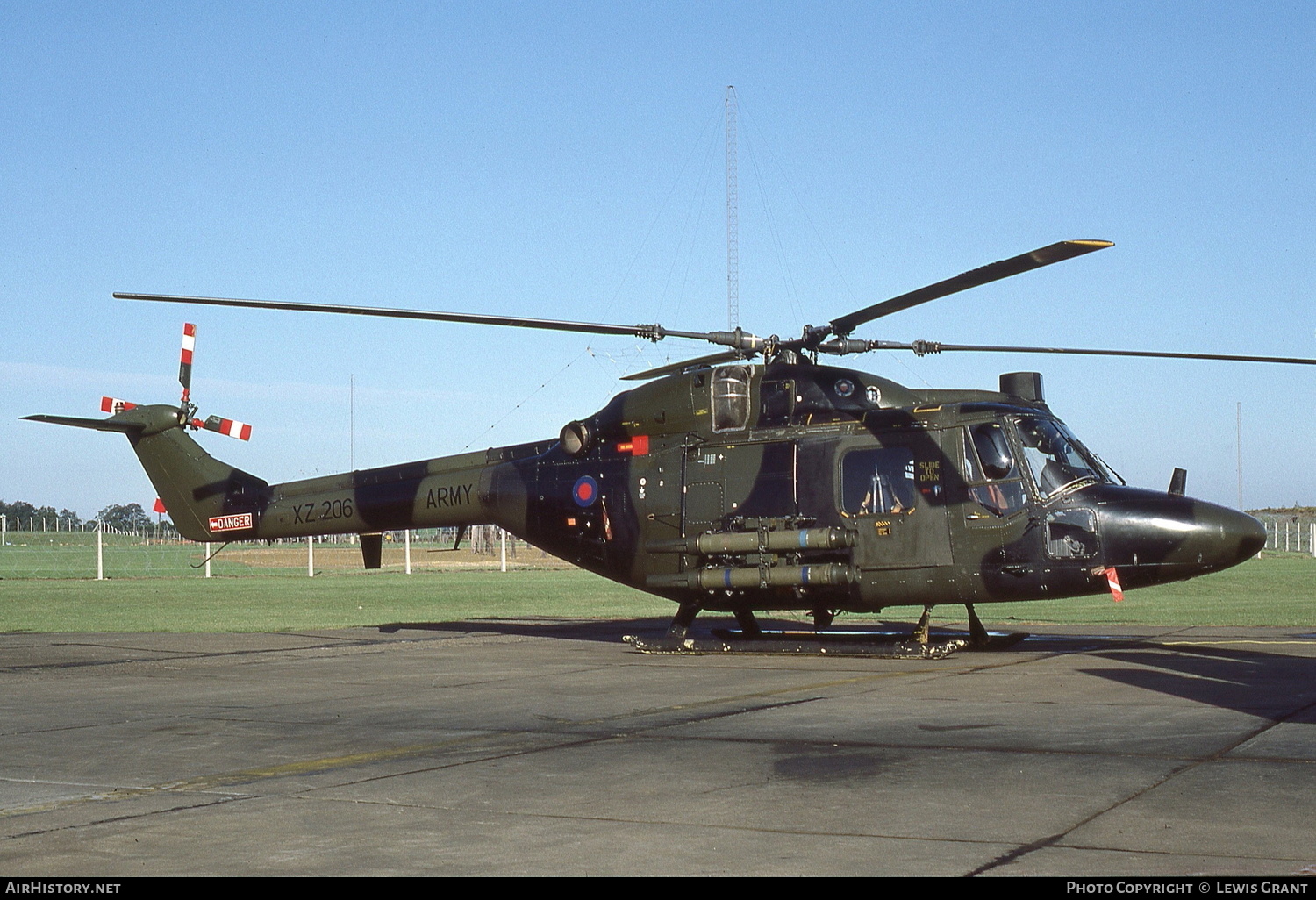 Aircraft Photo of XZ206 | Westland WG-13 Lynx AH1 | UK - Army | AirHistory.net #123560