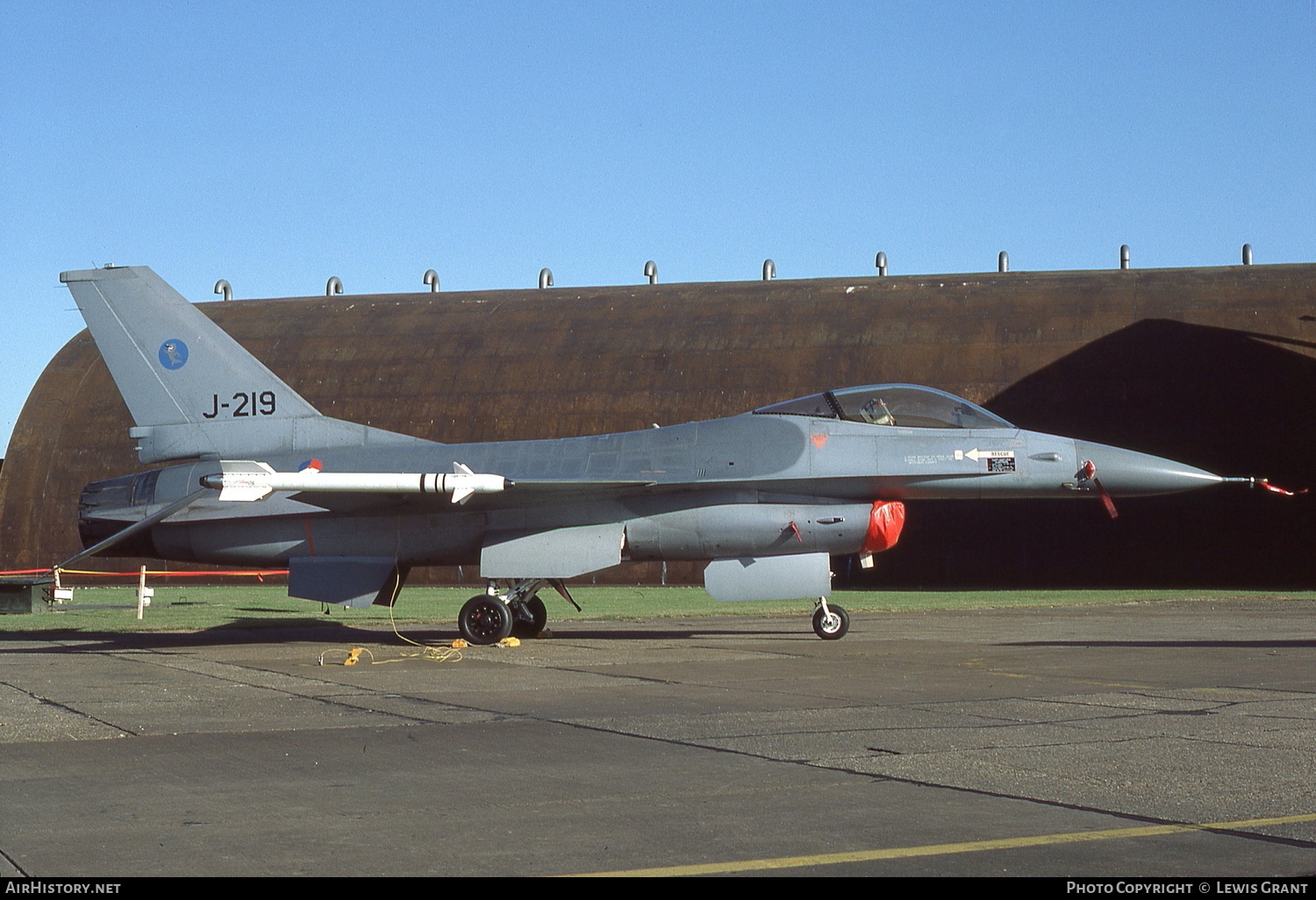 Aircraft Photo of J-219 | General Dynamics F-16A Fighting Falcon | Netherlands - Air Force | AirHistory.net #123568