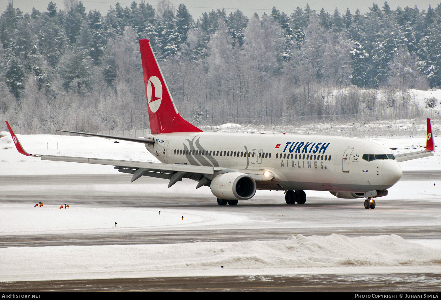 Aircraft Photo of TC-JFE | Boeing 737-8F2 | Turkish Airlines | AirHistory.net #123576