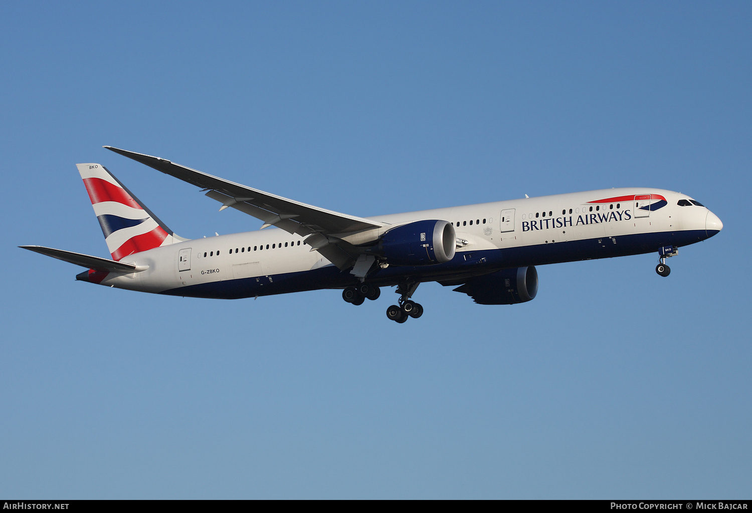 Aircraft Photo of G-ZBKO | Boeing 787-9 Dreamliner | British Airways | AirHistory.net #123589