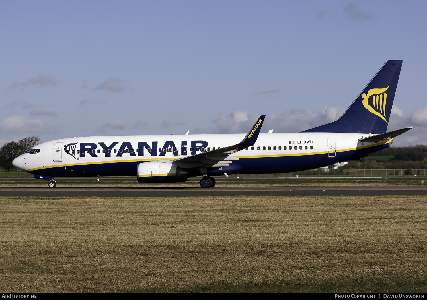 Aircraft Photo of EI-DWH | Boeing 737-8AS | Ryanair | AirHistory.net #123603