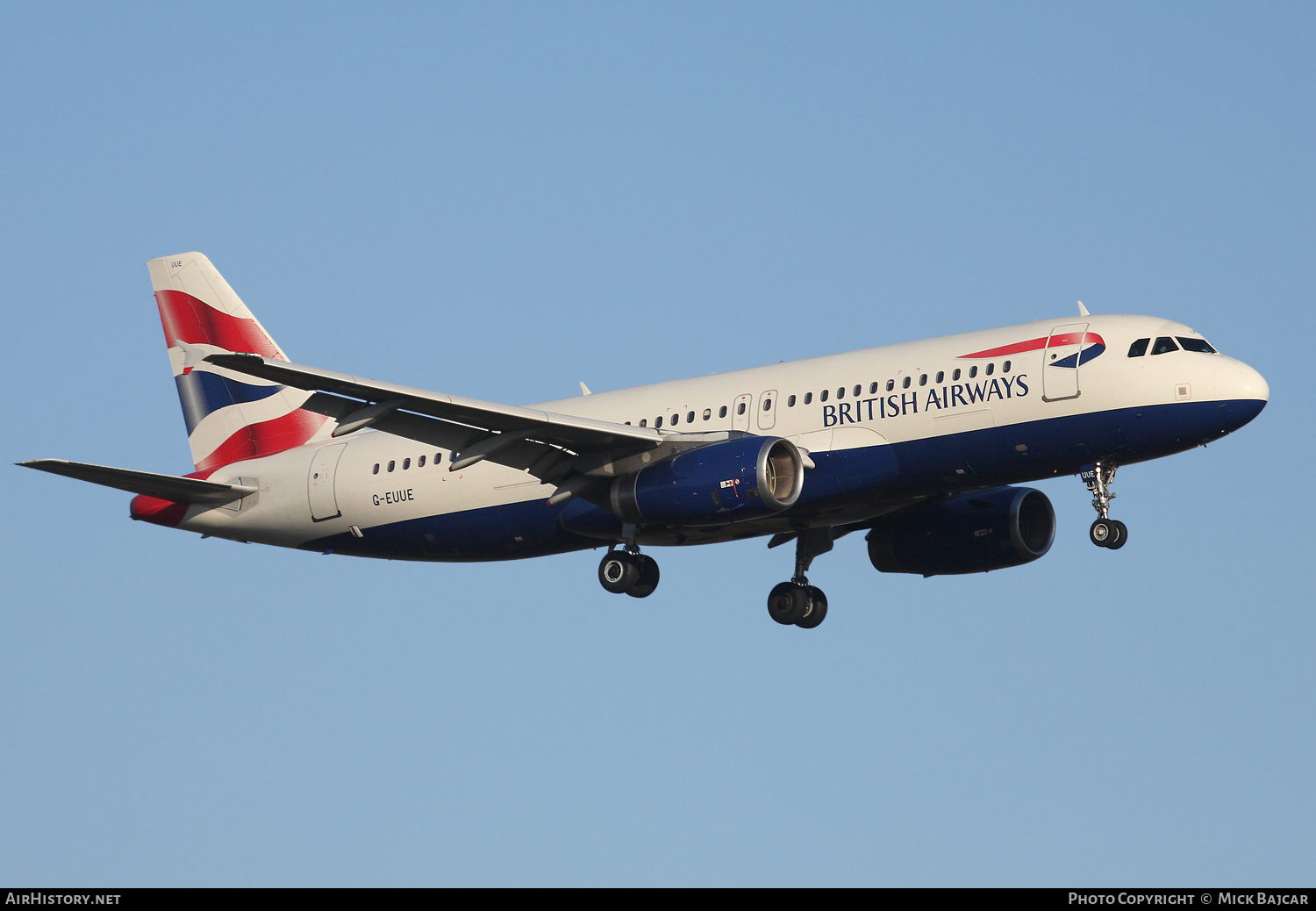 Aircraft Photo of G-EUUE | Airbus A320-232 | British Airways | AirHistory.net #123609