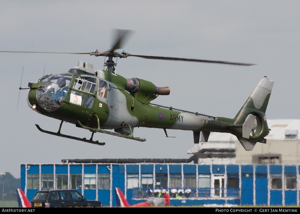 Aircraft Photo of XX403 | Aerospatiale SA-341B Gazelle AH1 | UK - Army | AirHistory.net #123613