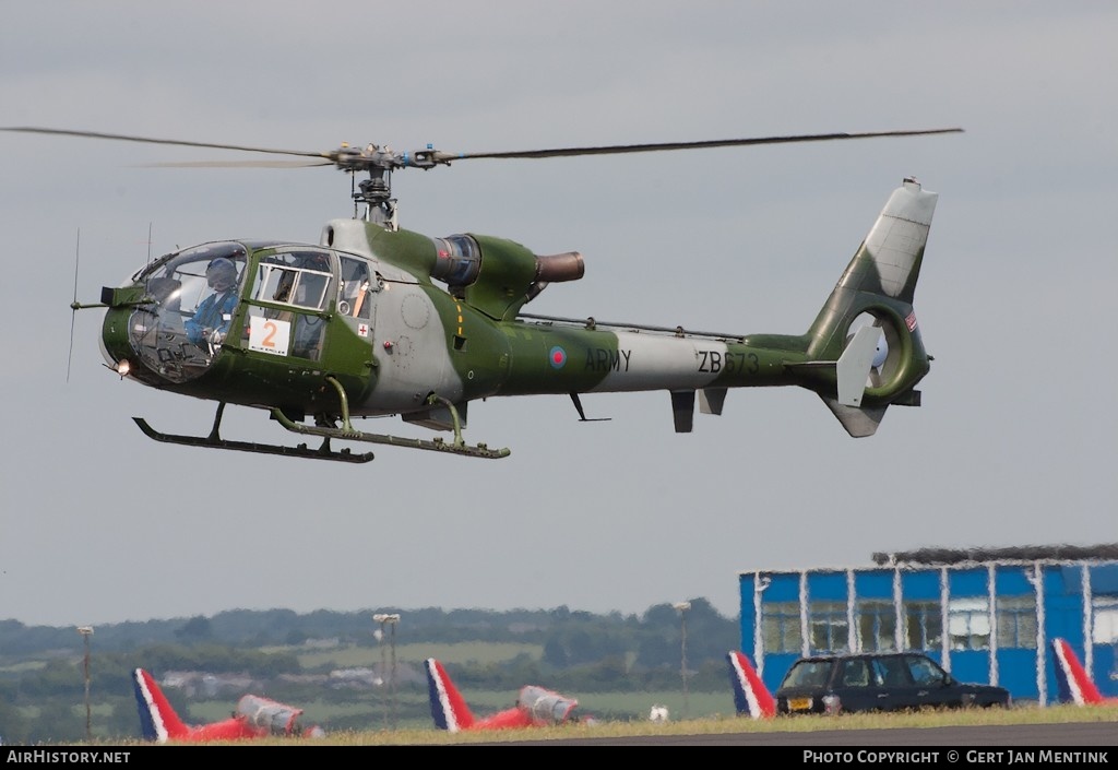 Aircraft Photo of ZB673 | Aerospatiale SA-341B Gazelle AH1 | UK - Army | AirHistory.net #123614