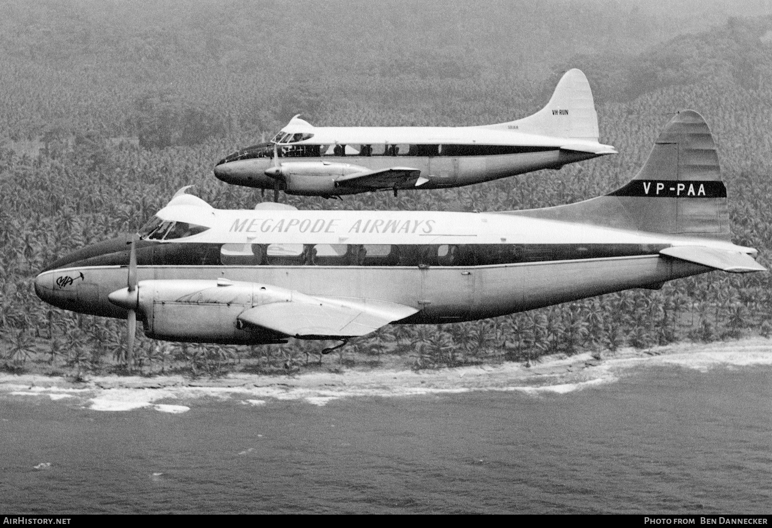 Aircraft Photo of VP-PAA | De Havilland D.H. 104 Dove 6 | Megapode Airways | AirHistory.net #123632