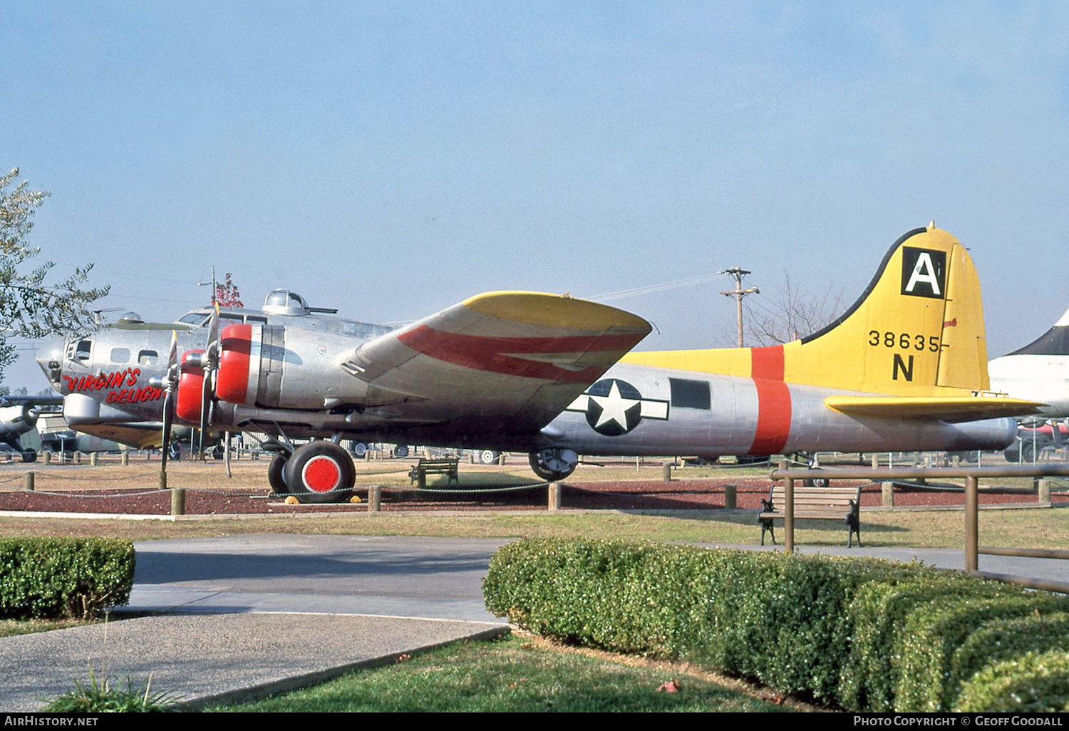 Aircraft Photo of 43-38635 / 38635 | Boeing B-17G Flying Fortress | USA - Air Force | AirHistory.net #123636