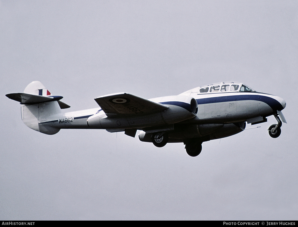 Aircraft Photo of WA662 | Gloster Meteor T7 | UK - Air Force | AirHistory.net #123668