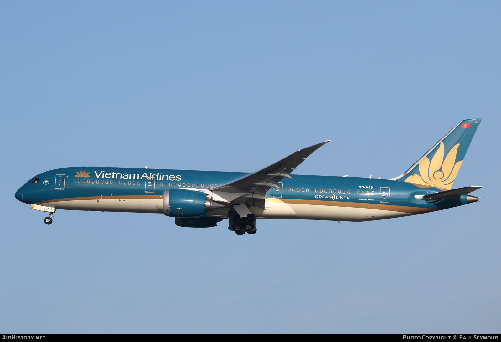 Aircraft Photo of VN-A861 | Boeing 787-9 Dreamliner | Vietnam Airlines | AirHistory.net #123677