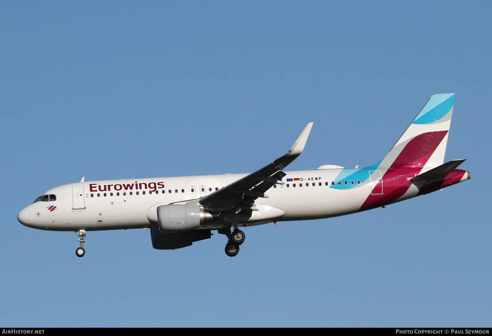 Aircraft Photo of D-AEWP | Airbus A320-214 | Eurowings | AirHistory.net #123694
