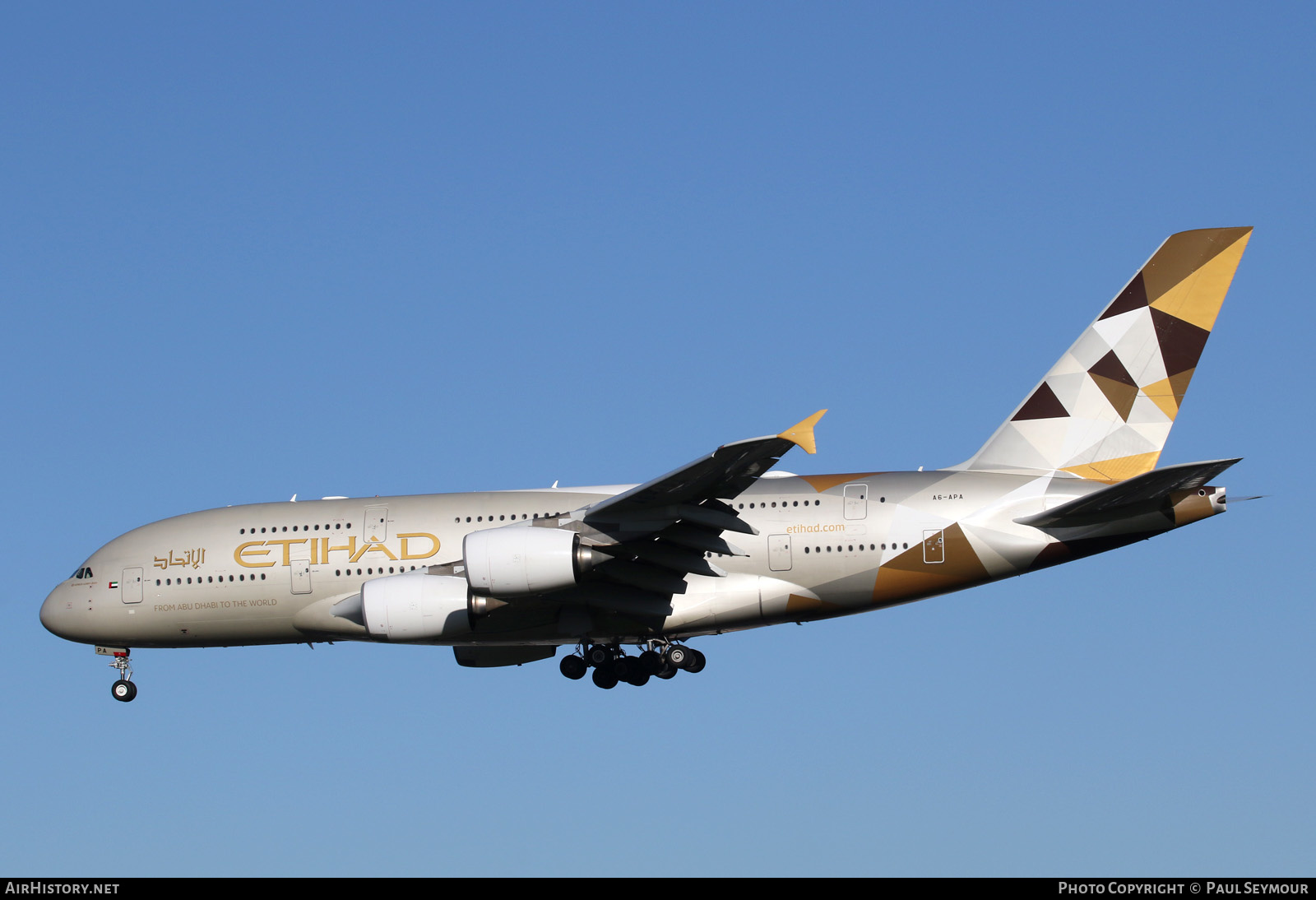 Aircraft Photo of A6-APA | Airbus A380-861 | Etihad Airways | AirHistory.net #123711