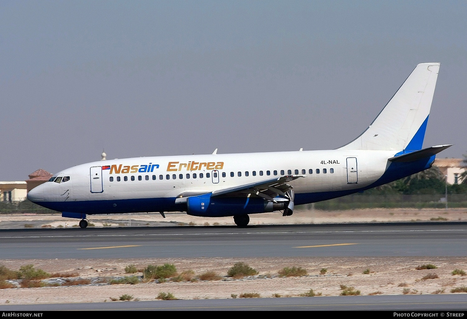 Aircraft Photo of 4L-NAL | Boeing 737-2Q8/Adv | Nasair Eritrea | AirHistory.net #123722