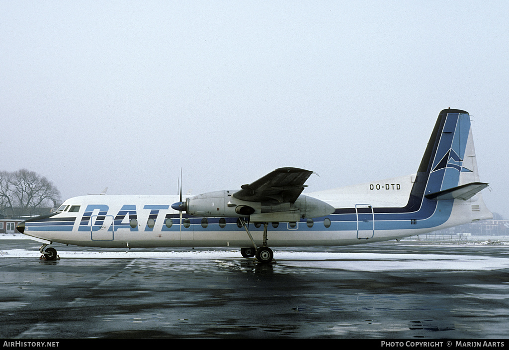Aircraft Photo of OO-DTD | Fairchild Hiller FH-227B | Delta Air Transport - DAT | AirHistory.net #123761