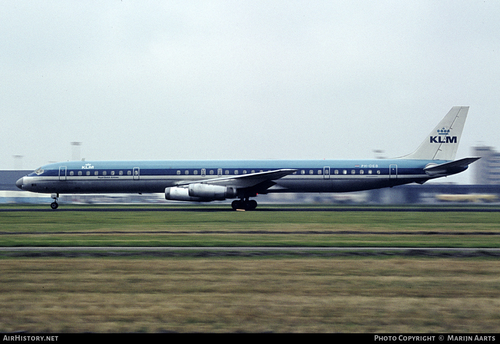 Aircraft Photo of PH-DEB | McDonnell Douglas DC-8-63 | KLM - Royal Dutch Airlines | AirHistory.net #123778