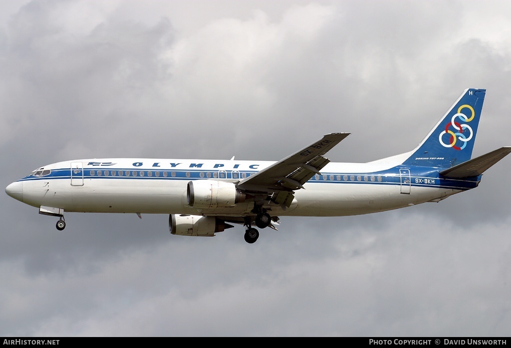 Aircraft Photo of SX-BKH | Boeing 737-4Q8 | Olympic | AirHistory.net #123800