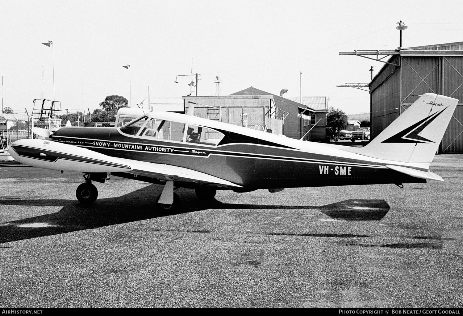 Aircraft Photo of VH-SME | Piper PA-24-250 Comanche | Snowy Mountains Hydro Electric Authority | AirHistory.net #123830
