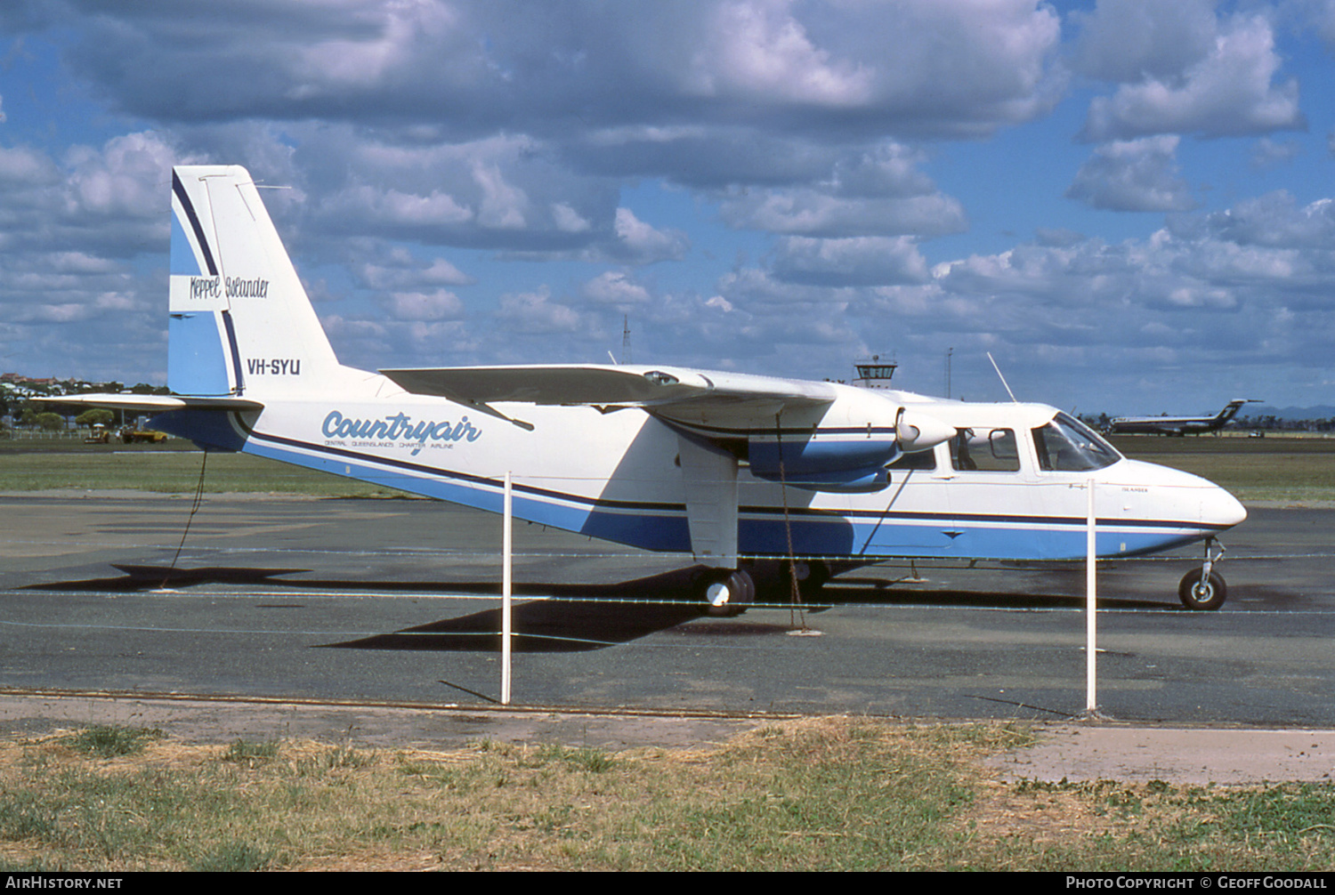 Aircraft Photo of VH-SYU | Britten-Norman BN-2A-8 Islander | Countryair | AirHistory.net #123833