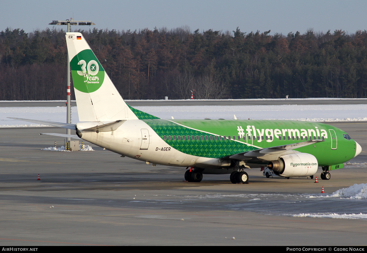 Aircraft Photo of D-AGER | Boeing 737-75B | Germania | AirHistory.net #123859