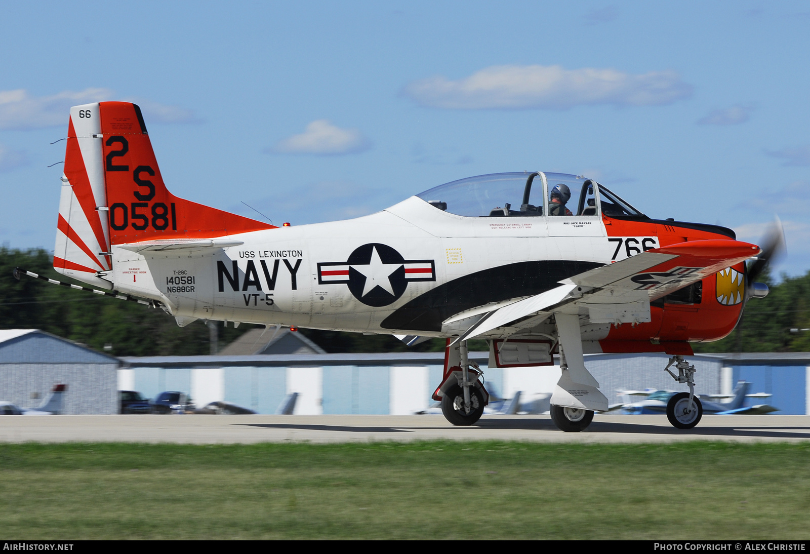 Aircraft Photo of N688GR / 140581 | North American T-28C Trojan | USA - Navy | AirHistory.net #123891