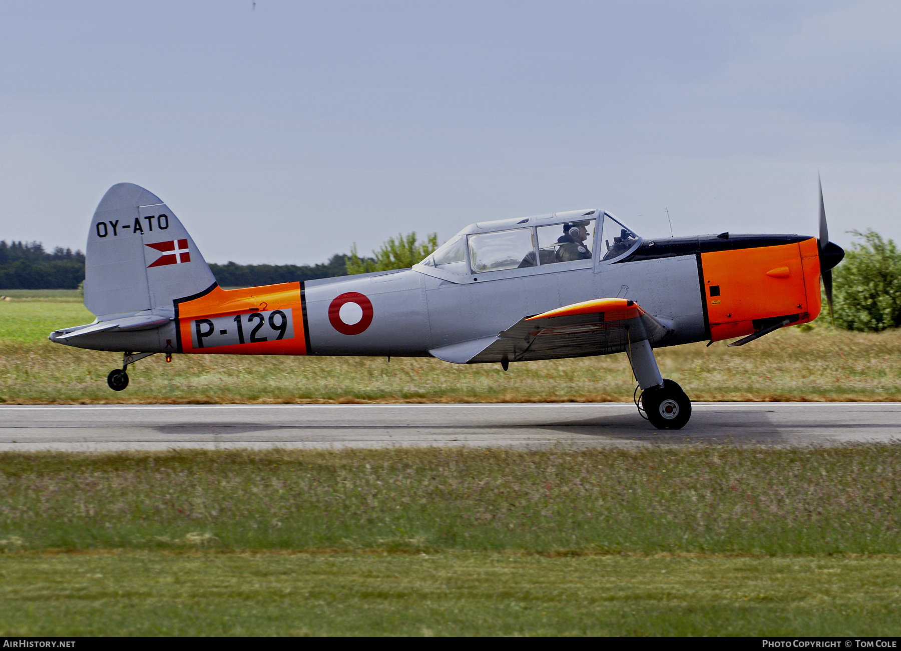 Aircraft Photo of OY-ATO / P-129 | De Havilland DHC-1 Chipmunk Mk22 | Denmark - Air Force | AirHistory.net #123903