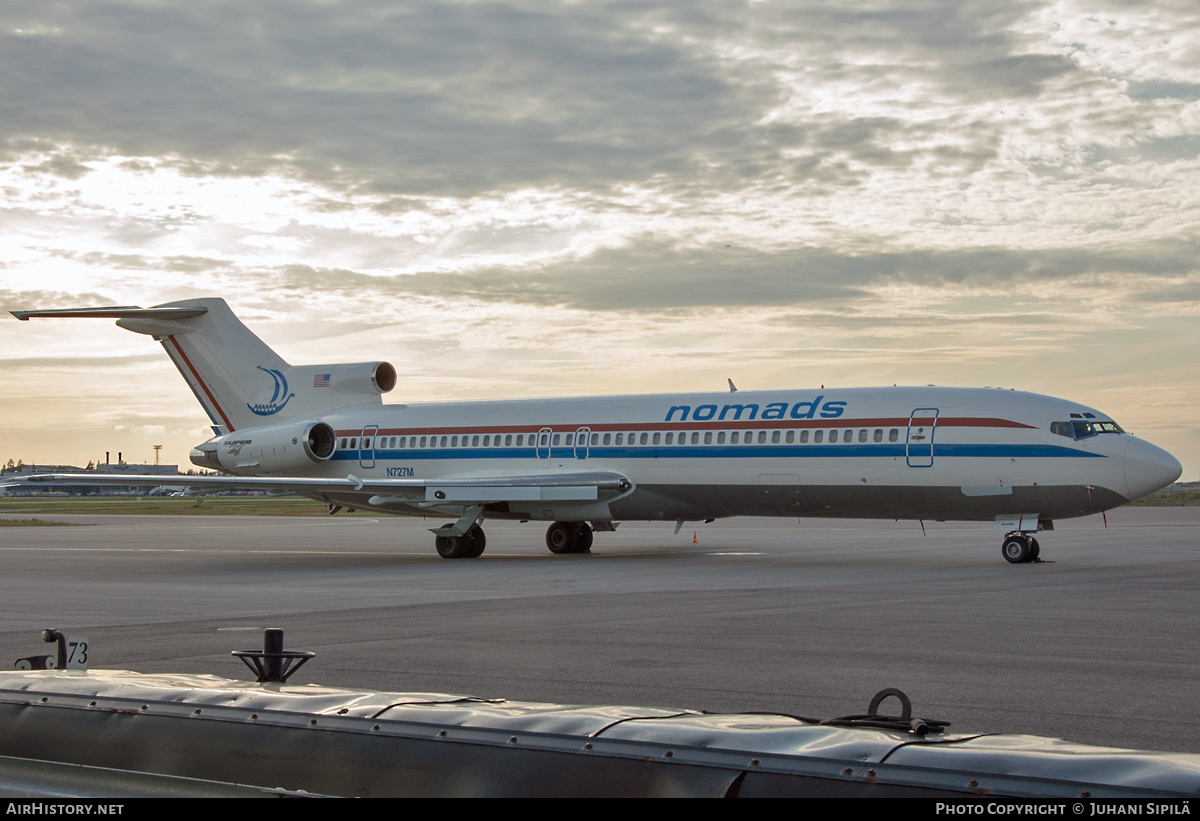 Aircraft Photo of N727M | Boeing 727-221/Adv(RE) Super 27 | Nomads Travel Club | AirHistory.net #123964