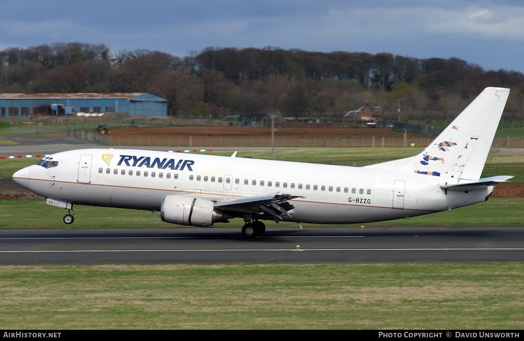 Aircraft Photo of G-BZZG | Boeing 737-3Q8 | Ryanair | AirHistory.net #124010