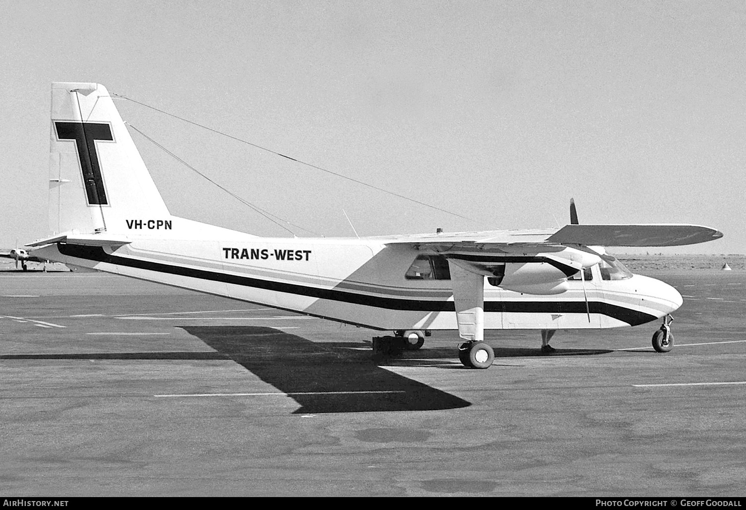 Aircraft Photo of VH-CPN | Britten-Norman BN-2A-6 Islander | Trans West Airlines | AirHistory.net #124011