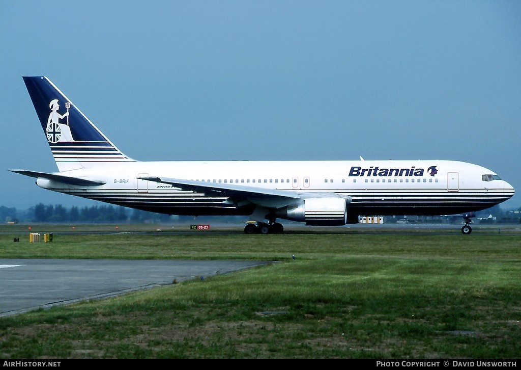 Aircraft Photo of G-BRIF | Boeing 767-204/ER | Britannia Airways | AirHistory.net #124015
