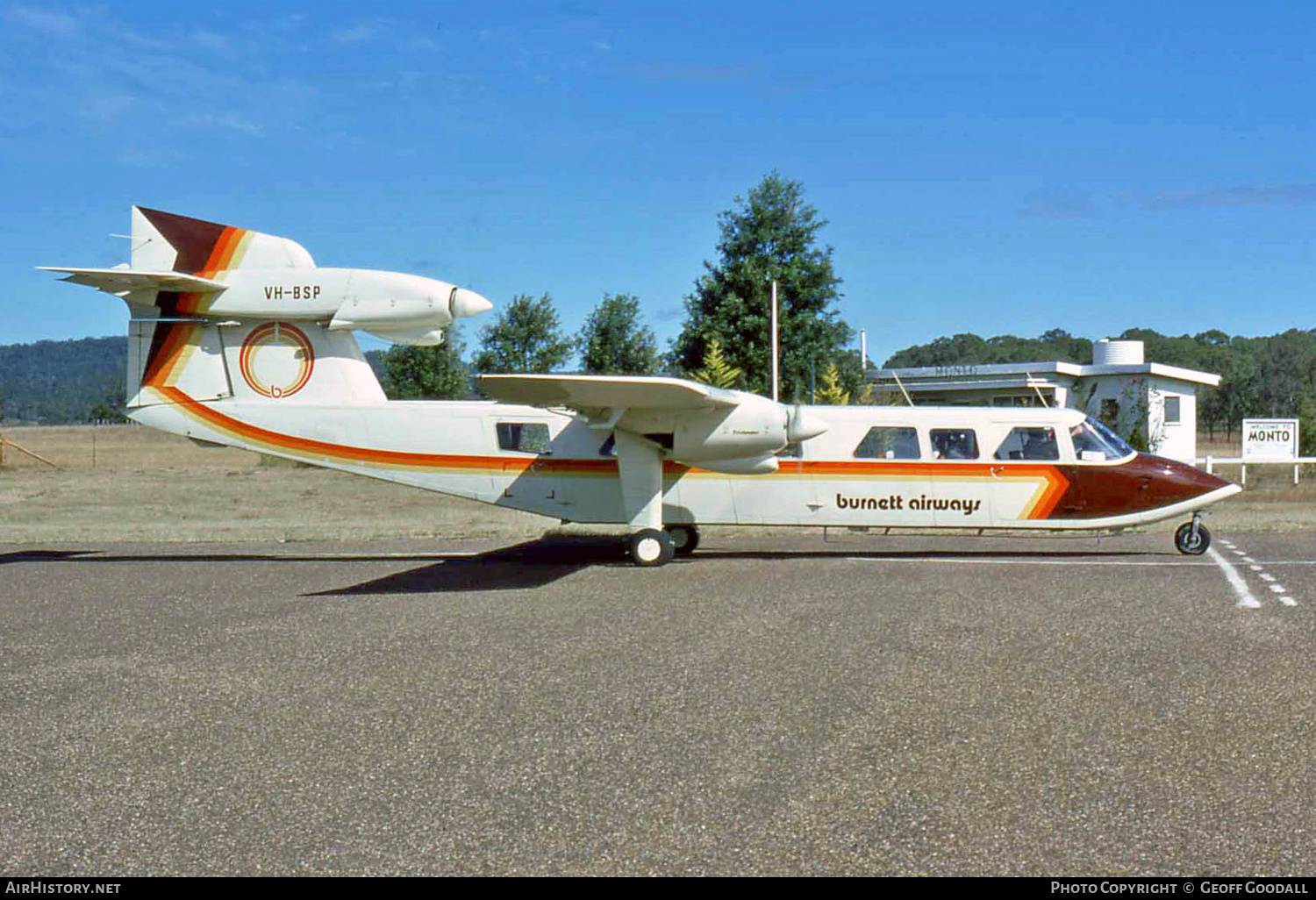 Aircraft Photo of VH-BSP | Britten-Norman BN-2A Mk.3-1 Trislander | Burnett Airways | AirHistory.net #124022