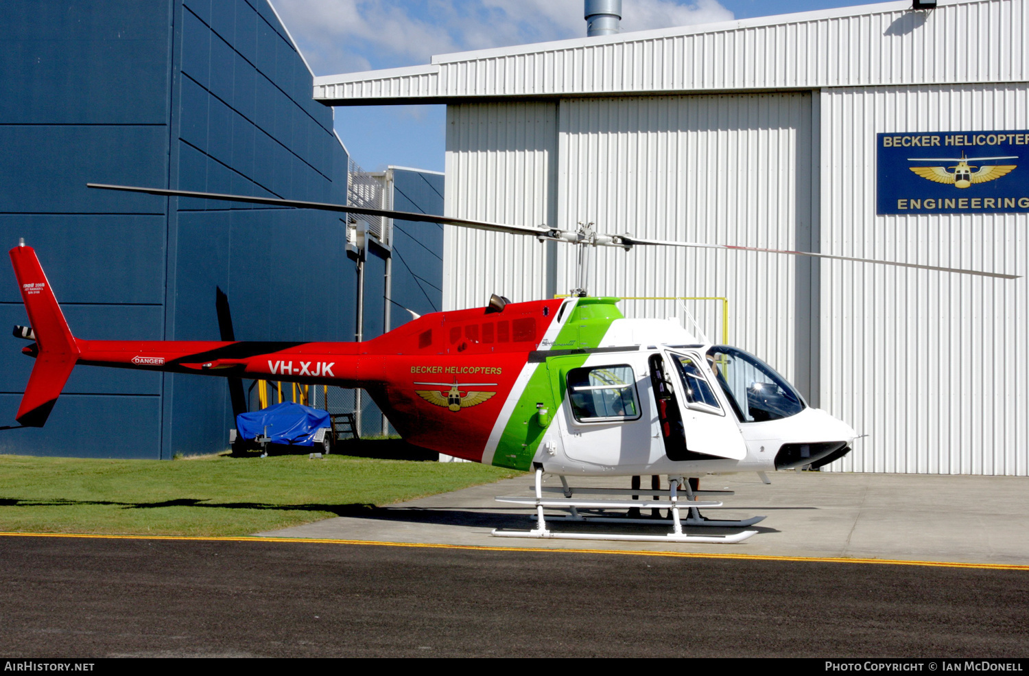 Aircraft Photo of VH-XJK | Bell 206B-3 JetRanger III | Becker Helicopters | AirHistory.net #124033