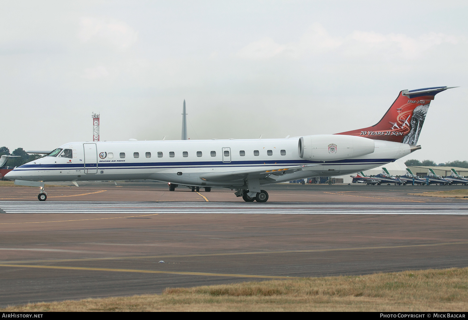 Aircraft Photo of CE-02 | Embraer ERJ-135LR (EMB-135LR) | Belgium - Air Force | AirHistory.net #124041