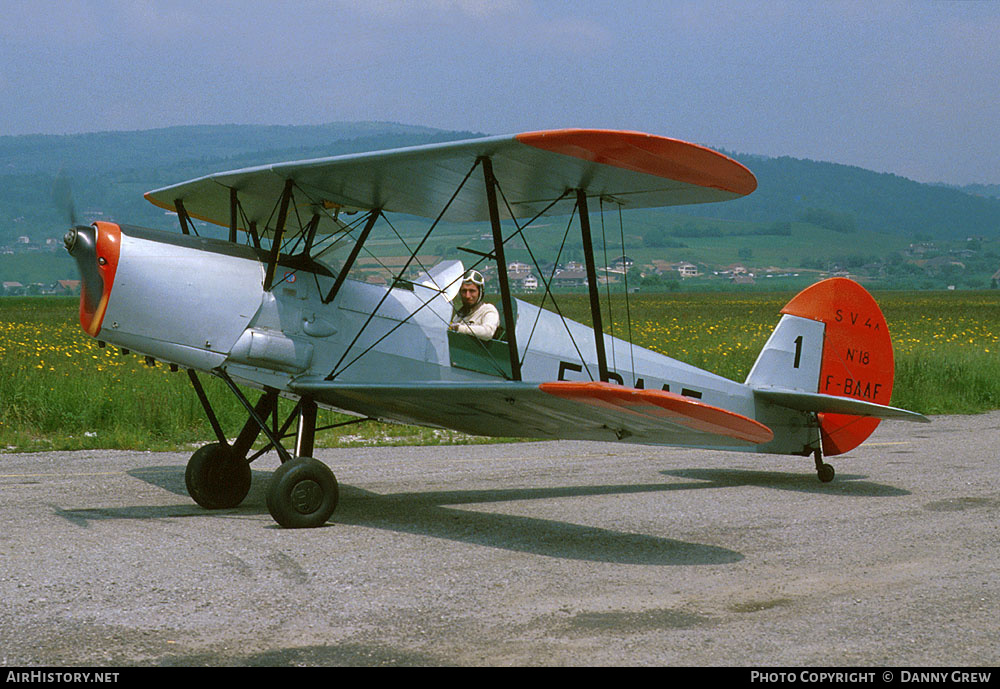 Aircraft Photo of F-BAAF | Stampe-Vertongen SV-4A | AirHistory.net #124059