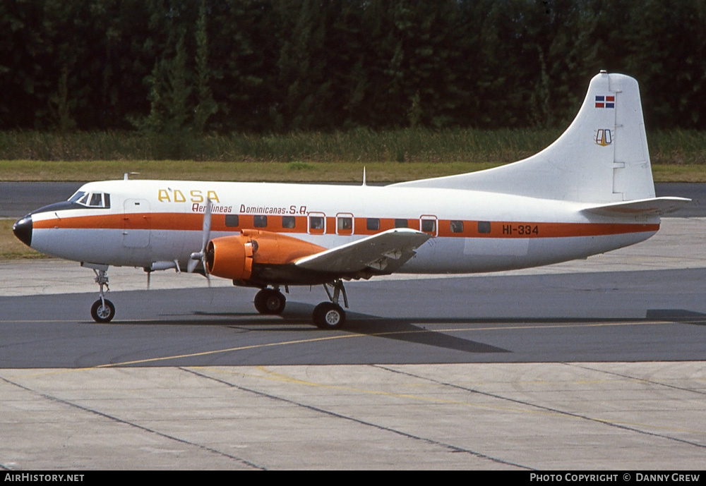 Aircraft Photo of HI-334 | Martin 404 | ADSA - Aerolíneas Dominicanas | AirHistory.net #124061