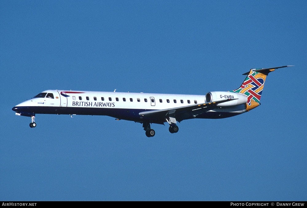 Aircraft Photo of G-EMBA | Embraer ERJ-145EU (EMB-145EU) | British Airways | AirHistory.net #124069