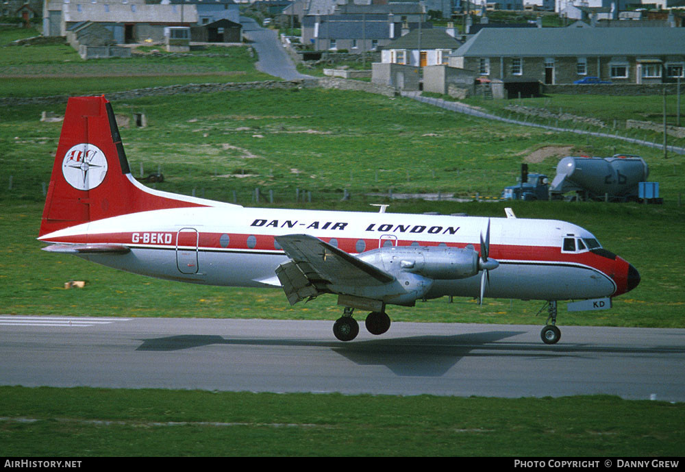 Aircraft Photo of G-BEKD | Avro 748 Srs1/105 | Dan-Air London | AirHistory.net #124070